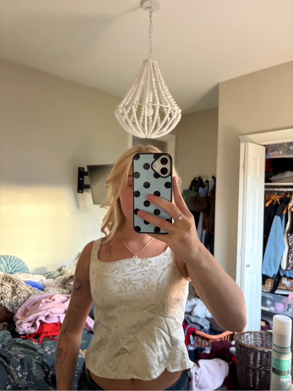 Vintage Fairweather satin corset